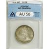 Image 3 : 1839 50C No Drapery AU58 ANACS. Randy Wiley and Bill B