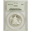 Image 3 : 1877-CC 50C MS64 PCGS. WB-104. The bases of the 7s in