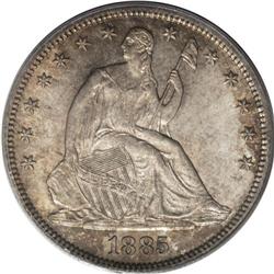 1885 50C MS66 PCGS. The 1885 has one of the lowest bus