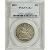 1889 50C AU53 PCGS. From 1879 until 1890, half dollar