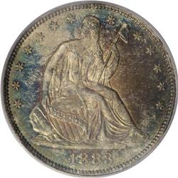 1883 50C PR65 PCGS. The Philadelphia Mint was the only