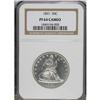 Image 3 : 1891 50C PR64 Cameo NGC. This lovely specimen represen