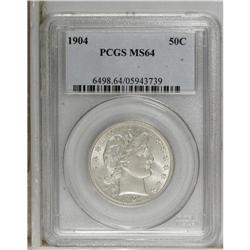 1904 50C MS64 PCGS. Though this issue has a solid mint
