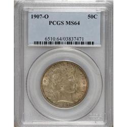 1907-O 50C MS64 PCGS. Though the New Orleans Mint was