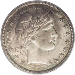 1907-O 50C MS66 PCGS. Ex: Price. Apple-green, dove-gra