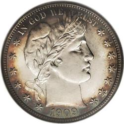 1909-S 50C MS66 S NGC. The 1909-S half dollar is a so