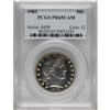 Image 3 : 1903 50C PR65 Cameo PCGS. Device to field contrast on