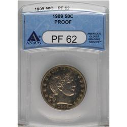1909 50C PR62 ANACS. One of 650 proofs struck for this