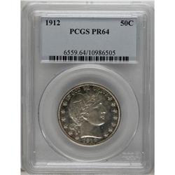 1912 50C PR64 PCGS. 700 proof half dollars were struck
