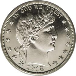 1915 50C PR66 PCGS. This is a truly lovely Premium Gem