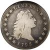 Image 1 : 1795 S$1 Flowing Hair, Three Leaves VG10 NGC. B-6, BB-