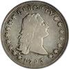 Image 1 : 1795 S$1 Flowing Hair, Three Leaves Fine 15 PCGS. B-12