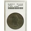 Image 3 : 1795 S$1 Flowing Hair, Three Leaves--Cleaned--ANACS. X