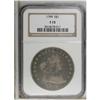 Image 1 : 1799 S$1 Fine 15 NGC. B-17, BB-164, R.2. The design fe