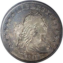 1801 S$1 XF40 ANACS. B-3, BB-213, R.3. Golden-brown an