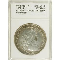 1802 S$1 Narrow Date--Plugged, Tooled, Whizzed, Corrod