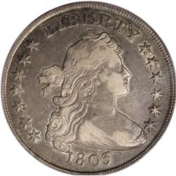 1803 S$1 Small 3 VF35 PCGS. B-4, BB-254, High R.3. Dee