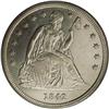 1842 S$1 MS62 PCGS. Among No Motto Seated dollars, the