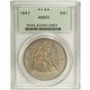 Image 3 : 1847 S$1 MS63 PCGS. The 1847 is relatively available i