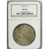 Image 3 : 1850 S$1 MS60 NGC. This evenly struck and satiny repre