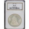 Image 3 : 1871 S$1 MS64 NGC. While not a rarity in the Seated do