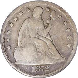 1872-CC S$1 VG10 PCGS. In 1873 the intrinsic silver co