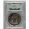 Image 3 : 1861 S$1 PR63 PCGS. Although 1,000 proofs were reporte