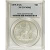 Image 3 : 1875-S/CC T$1 MS62 PCGS. FS-012.5. This popular overmi