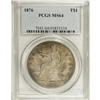 Image 3 : 1876 T$1 MS64 PCGS. Type One obverse, Type Two reverse