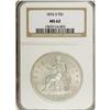 Image 1 : 1876-S T$1 MS62 NGC. Type One Obverse and Reverse. Lar