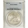 Image 3 : 1877-S T$1 MS64 PCGS. Breen-5813. Large S, 1 8 Free. T