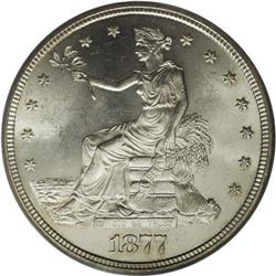 1877-S T$1 MS65 PCGS. FS-802. Large S. The lower rever