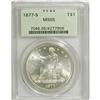 Image 3 : 1877-S T$1 MS65 PCGS. FS-802. Large S. The lower rever
