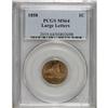 Image 1 : 1858 1C Large Letters MS64 PCGS. The discontinuation o