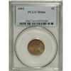 Image 3 : 1863 1C MS66 PCGS. This desirable Premium Gem is about
