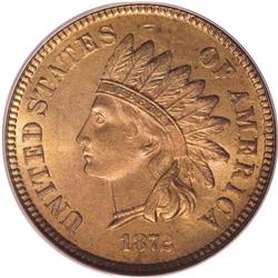 1872 1C MS65 Red and Brown PCGS. The 1872 is a lower m