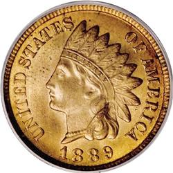 1889 1C MS65 Red PCGS. While nearly 49 million 1889 In