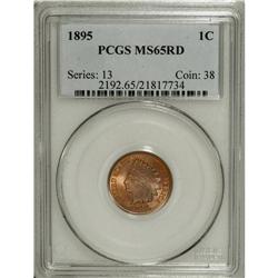 1895 1C MS65 Red PCGS. Vivid salmon-red color is illum