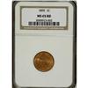 Image 1 : 1895 1C MS65 Red NGC. Snow-1. FS-301, formerly FS-011.