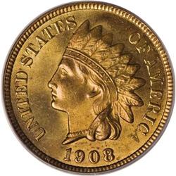 1908-S 1C MS66 Red PCGS. This is a truly lovely Indian