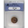 Image 1 : 1864 1C Bronze No L PR64 Red and Brown ANACS. The stri