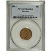 Image 3 : 1864 1C Bronze No L PR66 Red and Brown PCGS. While the