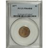Image 3 : 1877 1C PR64 Red and Brown PCGS. The coppery-tan patin