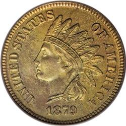 1879 1C PR67 Red PCGS. Snow-1. This is the scarcer var