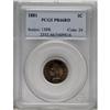 Image 1 : 1881 1C PR66 Red PCGS. This exquisitely struck and una