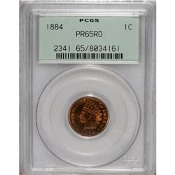 1884 1C PR65 Red PCGS. Fully struck with pristine surf