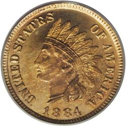 1884 1C PR66 Red PCGS. After 1877, a low-mintage year