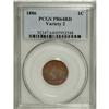 Image 3 : 1886 1C Type Two PR64 Red PCGS. The scarcer of the two