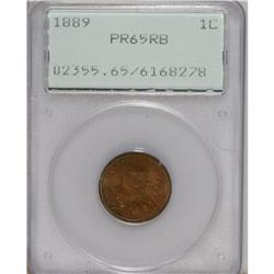 1889 1C PR65 Red and Brown PCGS. This coin has progres