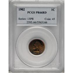 1902 1C PR66 Red PCGS. Splashes of crimson and yellow-
